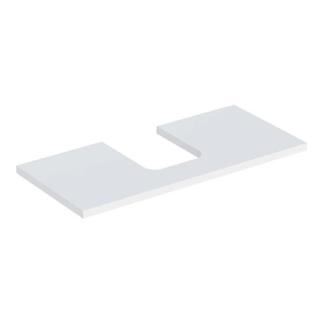 Geberit Waschtisch-Platte One 105x3x47cm, w/lack. ma, Ausschn mittig