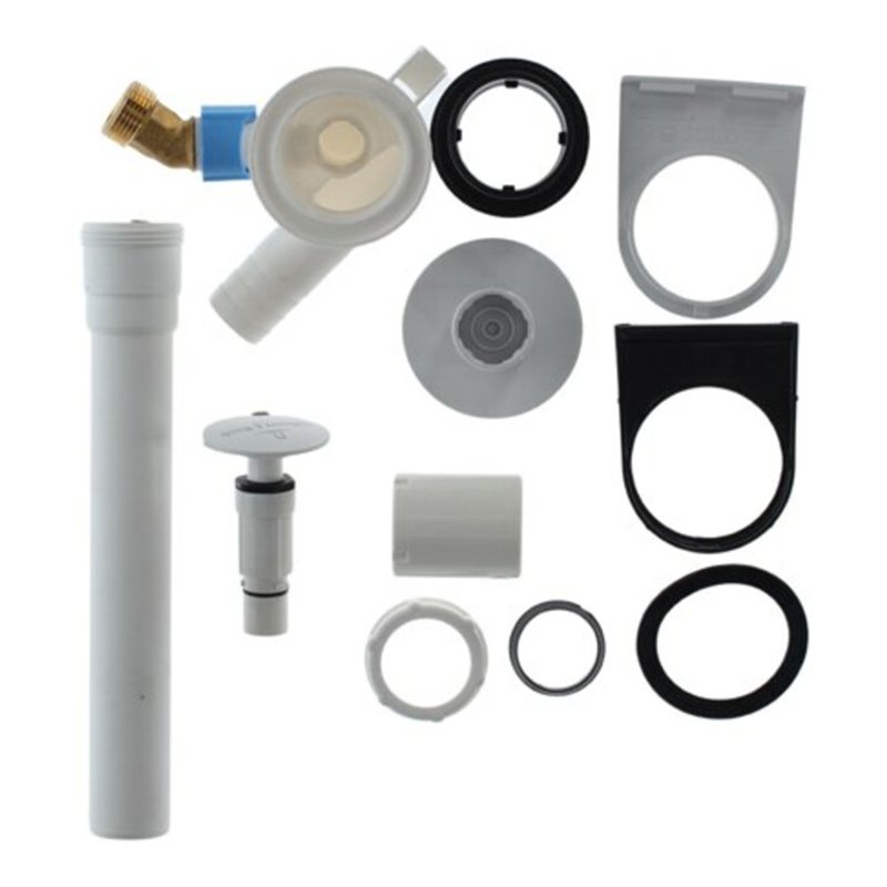 V&B Wasserzulauf Oberon 2.0 Solo st. wh., integr. i ÜL, f BW, Kunststoff