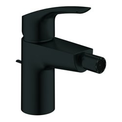 Grohe Bidet-Einhebelmischer Eurosmart 1/2', mit Ablaufgarnitur, matt black
