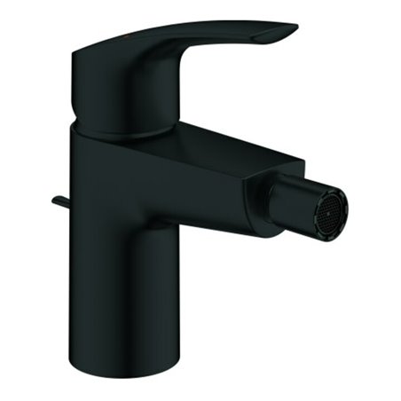 Grohe Bidet-Einhebelmischer Eurosmart 1/2', mit Ablaufgarnitur, matt black