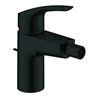 Grohe Bidet-Einhebelmischer Eurosmart 1/2', mit Ablaufgarnitur, matt black