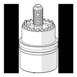 Hansa Kartusche mit Keramikscheiben