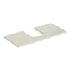 Geberit Waschtisch-Platte One 105x3x47cm, sand-grau/l hg, Ausschn mit.
