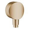 hansgrohe Wandanschluss Fixfit mit Rückflussverhinderer, brushed bronze
