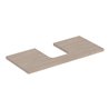 Geberit Waschtisch-Platte One 105x3x47cm, Eiche/Mela Holz, AS mit.