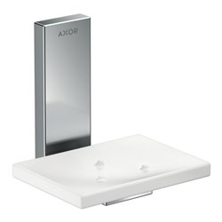 hansgrohe Schale Axor Uni. Rectangular Glas, Wandmontage, chrom