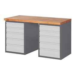 STIER Werkbank Premium mit 10 Schubladen TxH 700x840mm