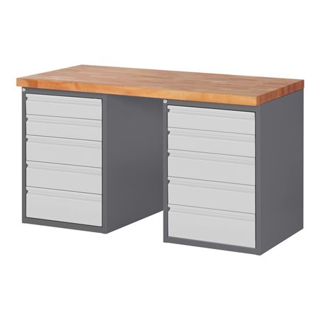 STIER Werkbank Premium mit 10 Schubladen TxH 700x840mm