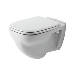 Duravit Wand-Flachspül-WC D-Code 35,5x54cm, 6 l, weiß
