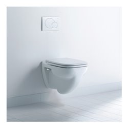 Duravit Wand-Flachspül-WC D-Code 35,5x54cm, 6 l, weiß