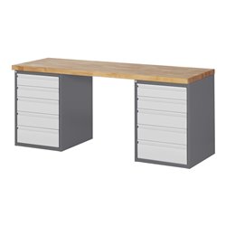 STIER Werkbank Premium mit 10 Schubladen TxH 700x890mm