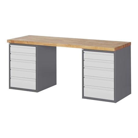 STIER Werkbank Premium mit 10 Schubladen TxH 700x890mm