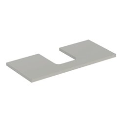 Geberit Waschtisch-Platte One 105x3x47cm, greige/lackiert m, AS mit.