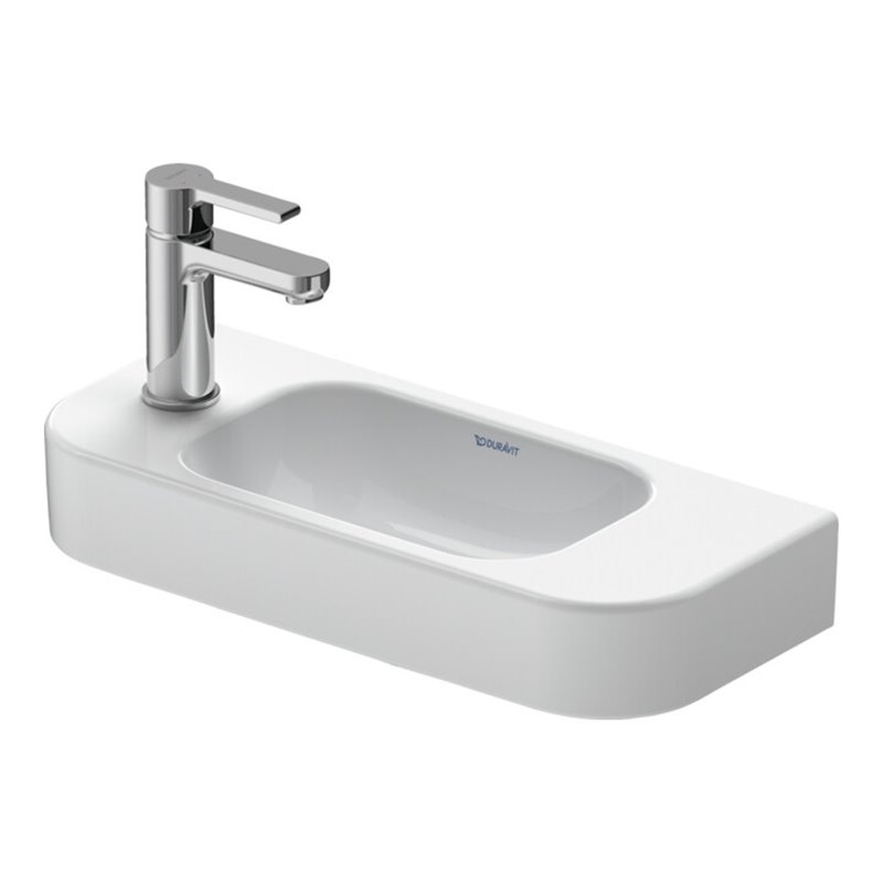 Duravit Handwaschbecken Happy D.2 50x22cm, o. ÜL, m HLB, HL rechts, weiß