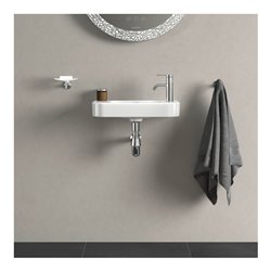 Duravit Handwaschbecken Happy D.2 50x22cm, o. ÜL, m HLB, HL rechts, weiß