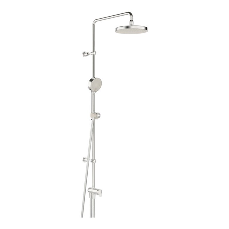 Hansa Duschsystem HANSABASICJET Ans ü flex D-Schläuche, Ausl. 407mm, chr