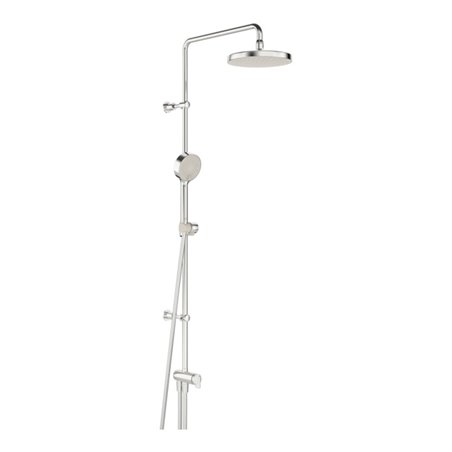 Hansa Duschsystem HANSABASICJET Ans ü flex D-Schläuche, Ausl. 407mm, chr