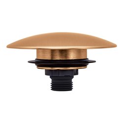 Duravit Ausstattungs-Set Push-open Ventil, Bronze gebürstet