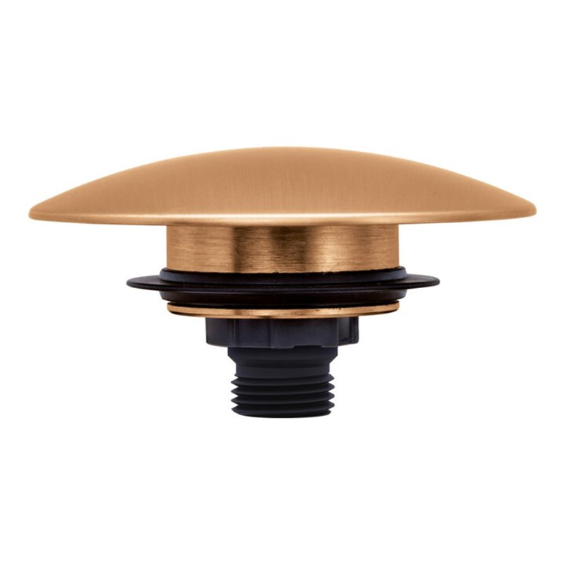 Duravit Ausstattungs-Set Push-open Ventil, Bronze gebürstet