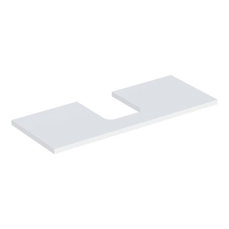 Geberit Waschtisch-Platte One 120x3x47cm, w/lack. ma, Ausschn mittig
