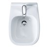 Duravit Wand-Bidet D-Code Compact 35x48cm, m Hahnl., ÜL, Hahnloch, weiß