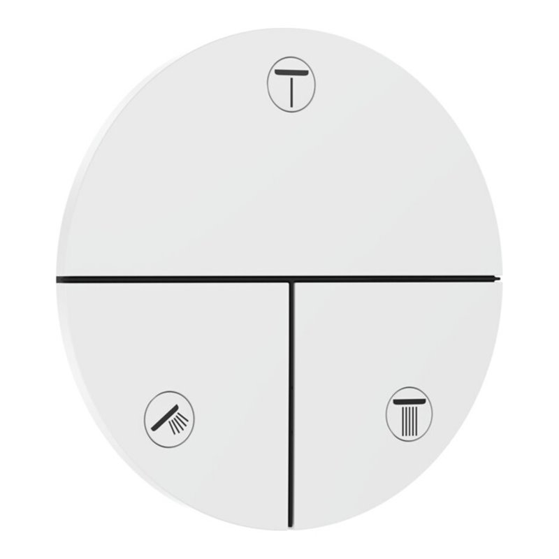 hansgrohe Ventil ShowerSelect Comfort S UP, für 3 Verbraucher, mattweiß