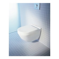 Duravit Wand-WC, Tiefspüler Starck 3 36,5x54cm, 4,5 l, riml., we Hyg Glaze