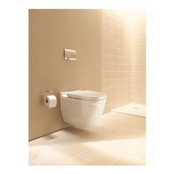 Duravit Wand-WC, Tiefspüler Starck 3 36,5x54cm, 4,5 l, riml., we Hyg Glaze