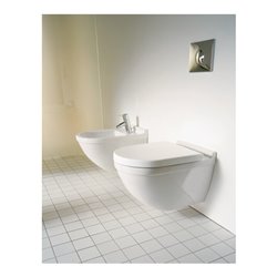 Duravit Wand-WC, Tiefspüler Starck 3 36,5x54cm, 4,5 l, riml., we Hyg Glaze