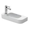 Duravit Handwaschbecken Happy D.2 50x22cm, o. ÜL, m HLB, HL links, weiß