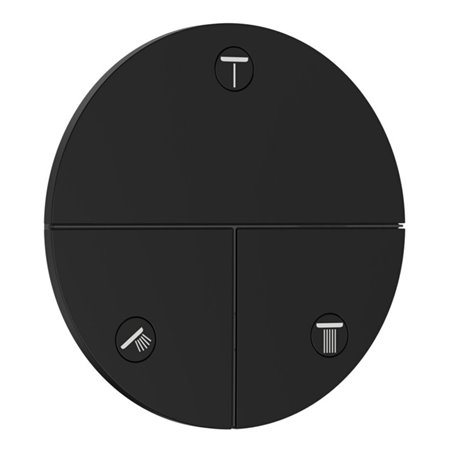 hansgrohe Ventil ShowerSelect Comfort S UP, für 3 Verbraucher, mattschwarz