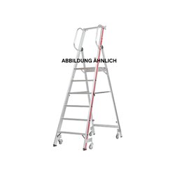 Hymer Plattformleiter mit Handlauf und Rollen