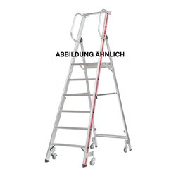 Hymer Plattformleiter mit Handlauf und Rollen