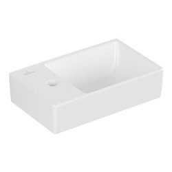 V&B Handwaschbecken AVENTO 36x22cm, 1 HL, o ÜL, re, st. wh. C-plus