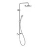 Duravit Duschsystem 1000 MinusFlow Ausl. 354mm, mit Brausethermostat, chrom