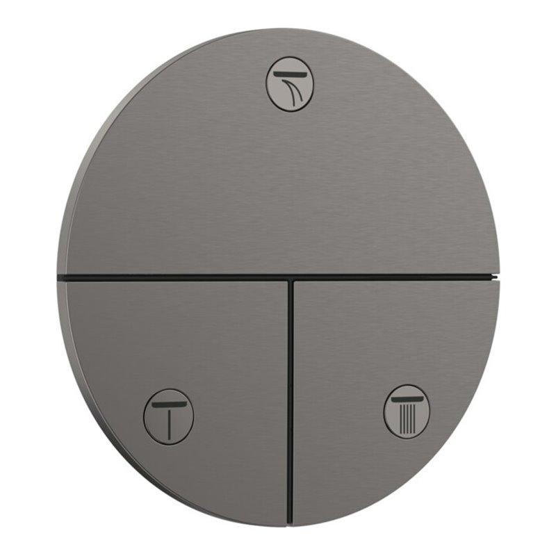 hansgrohe Ventil ShowerSelect Comfort S UP, f 3 Verbr., brushed black chrome