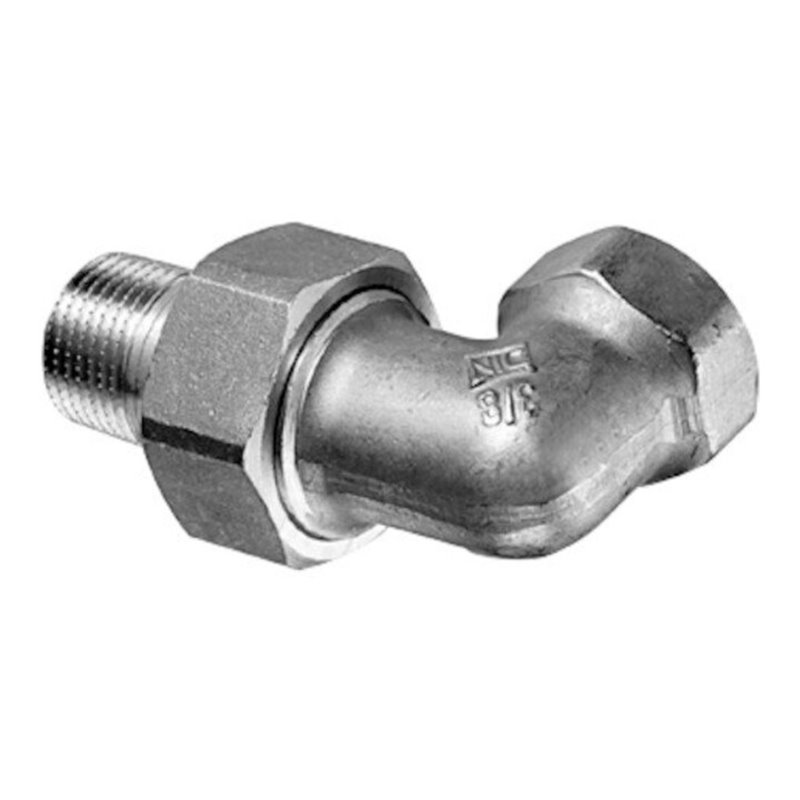 Schell Heizkörperverschraubung R 1xG 1 IG, Eckform, Messing