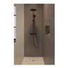 Duravit Duschsystem 1000 MinusFlow Ausl. 354mm, m Brausethermostat, schwarz matt