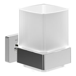 V&B Glashalter Elements Striking 99x100x123mm, Glas satiniert, chrom