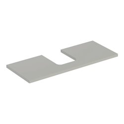 Geberit Waschtisch-Platte One 120x3x47cm, greige/lackiert m, AS mit.