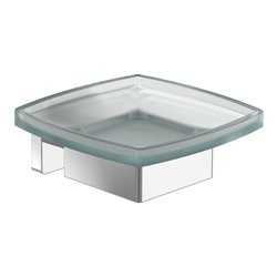 V&B Seifenspender Elements Striking chrom, 120x106x45ml, Glas satiniert