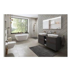 Duravit Duschsystem 1000 MinusFlow Ausl. 354mm, m Brausethermostat, bron geb.