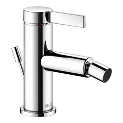 Keuco Einhebelmischer für Bidet IXMO 59509 m.Zug.-Ablgrt. Pure, Rosette r/e verchromt