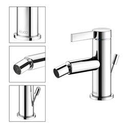 Keuco Einhebelmischer für Bidet IXMO 59509 m.Zug.-Ablgrt. Pure, Rosette r/e verchromt