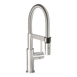 V&B Spültisch-Einhebelmischer Steel Expert Compact-Window 42x220mm, Edelstahl massiv