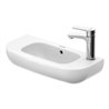 Duravit Handwaschbecken D-Code 50x22cm, m ÜL u HLB, we, Hahnloch links