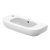 Duravit Handwaschbecken D-Code 50x22cm, m ÜL u HLB, we, Hahnloch links