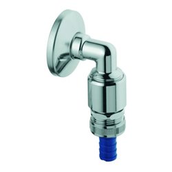 Grohe WAS-Schlauchanschlussbogen 1/2', mit Rohrbelüfter Typ HB, chrom