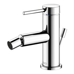 Keuco Einhebelmischer für Bidet IXMO 59509 m.Zug.-Ablgrt. Soft, Rosette r/e verchromt