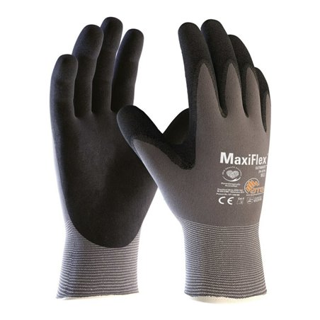 Handschuhe MaxiFlex Ultimate 34-874 grau/schwarz Nyl.m.Nitril EN388 Kat.II